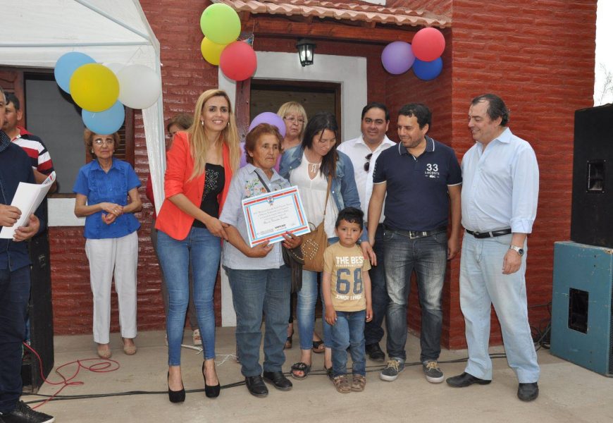 En Villa La Punta, dpto Choya, se dejaron habilitadas 28 viviendas sociales
