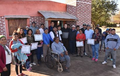 Familias de Dpto. Banda recibieron viviendas sociales