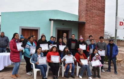 16 Viviendas Sociales habilitadas en Dpto. Robles