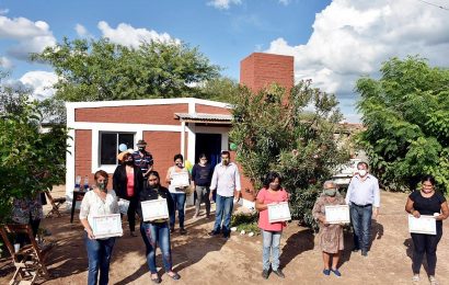 Inauguración de 13 viviendas sociales en Dpto. Sarmiento