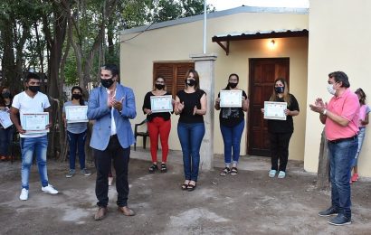 Inauguración de 18 viviendas sociales en Dpto. Choya