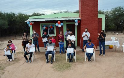 Inauguración de 16 viviendas sociales en Dpto. Moreno