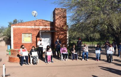 Inauguración de 30 viviendas sociales en Dpto. Juan Felipe Ibarra