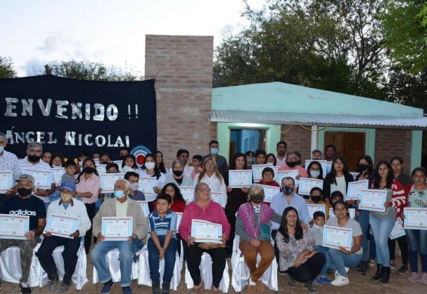 Entrega de 56 Viviendas Sociales en Dpto. Figueroa